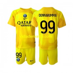 Fußballtrikot Paris Saint-Germain Gianluigi Donnarumma 99 Torwart Kinder Ausweich 2022-2023 Kurzarm