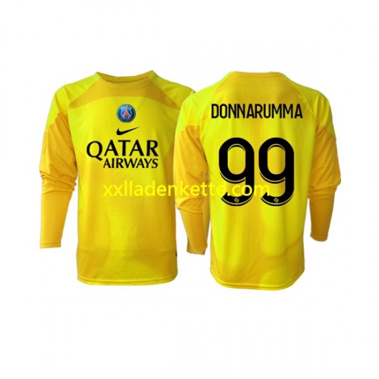 Fußballtrikot Paris Saint-Germain Gianluigi Donnarumma 99 Torwart Herren Ausweich 2022-2023 Langarm