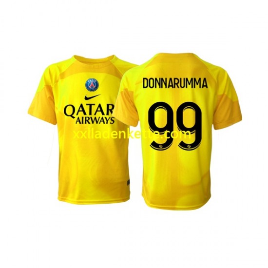 Fußballtrikot Paris Saint-Germain Gianluigi Donnarumma 99 Torwart Herren Ausweich 2022-2023 Kurzarm