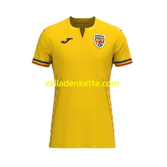 Fußballtrikot Rumänien Herren Heim 2023 Kurzarm