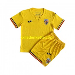 Fußballtrikot Rumänien Kinder Heim 2023 Kurzarm