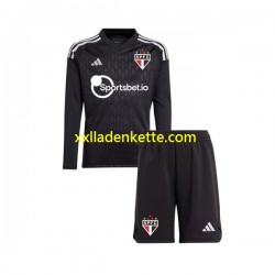 Fußballtrikot Sao Paulo Torwart Kinder Heim 2023-2024 Langarm
