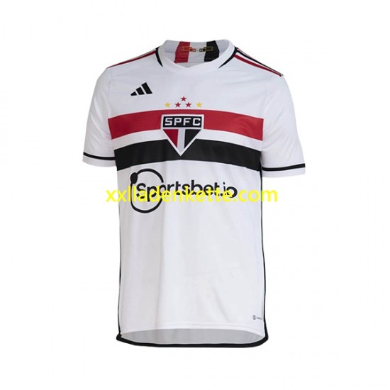 Fußballtrikot Sao Paulo Herren Heim 2023 Kurzarm