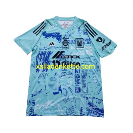 Fußballtrikot UANL Tigres Earth Day Torwart Herren Heim 2023-2024 Kurzarm