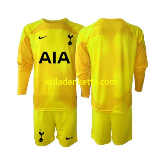 Fußballtrikot Tottenham Hotspur Torwart Kinder Heim 2022-2023 Langarm