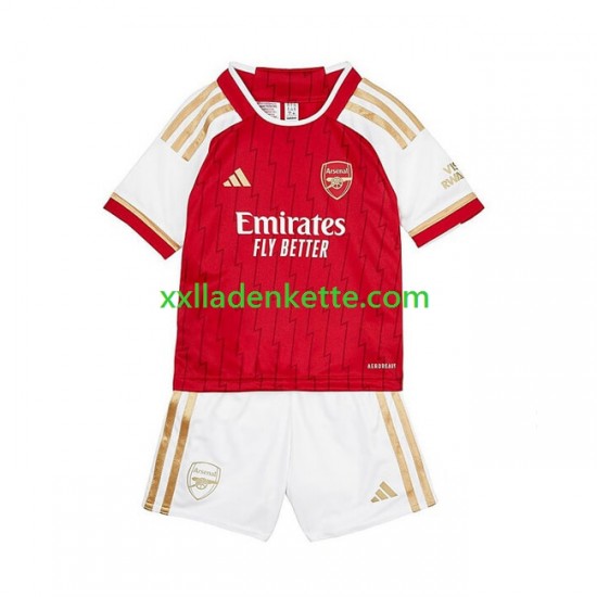 Fußballtrikot Arsenal Kinder Heim 2023-2024 Kurzarm