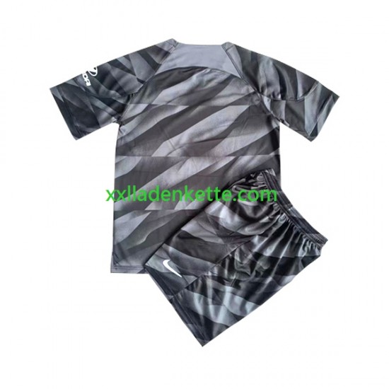 Fußballtrikot Atlético Madrid Torwart Kinder Heim 2023-2024 Kurzarm