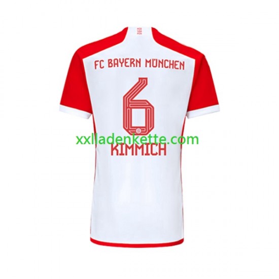 Fußballtrikot FC Bayern München Joshua Kimmich 6 Herren Heim 2023-2024 Kurzarm