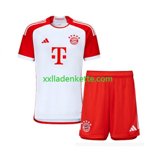 Fußballtrikot FC Bayern München Kinder Heim 2023-2024 Kurzarm