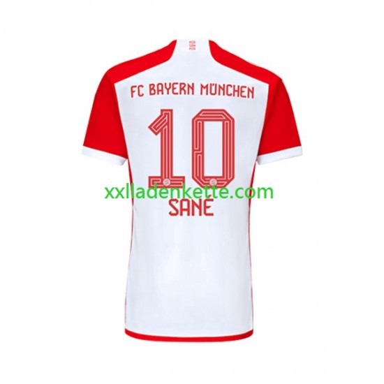 Fußballtrikot FC Bayern München Leroy Sane 10 Herren Heim 2023-2024 Kurzarm