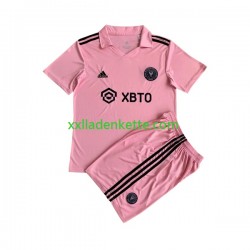 Fußballtrikot Inter Miami Kinder Heim 2023 Kurzarm