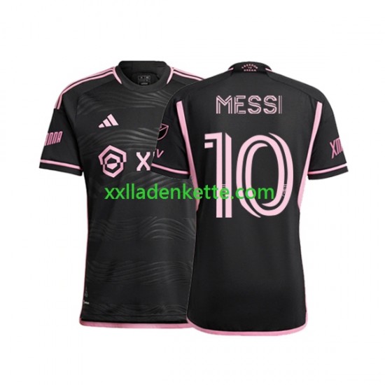 Fußballtrikot Inter Miami Lionel Messi 10 Herren Auswärts 2023 Kurzarm