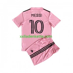 Fußballtrikot Inter Miami Lionel Messi 10 Kinder Heim 2023 Kurzarm