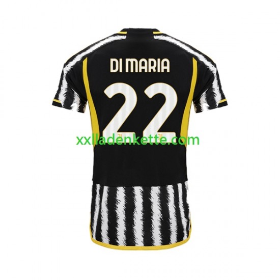 Fußballtrikot Juventus Turin Angel Di Maria 22 Herren Heim 2023-2024 Kurzarm