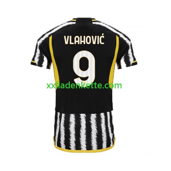 Fußballtrikot USA Juventus Turin Dn Vlahovic 9 Herren Heim 2023-2024 Kurzarm