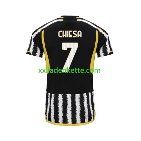 Fußballtrikot Juventus Turin Federico Chiesa 7 Herren Heim 2023-2024 Kurzarm