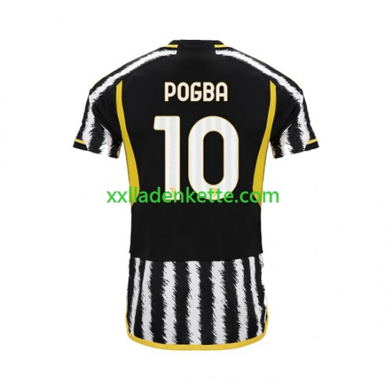 Fußballtrikot Juventus Turin Paul Pogba 10 Herren Heim 2023-2024 Kurzarm