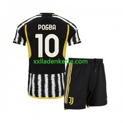 Fußballtrikot Juventus Turin Paul Pogba 10 Kinder Heim 2023-2024 Kurzarm