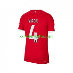 Fußballtrikot Liverpool Virgil van Dijk 4 Herren Heim 2023-2024 Kurzarm