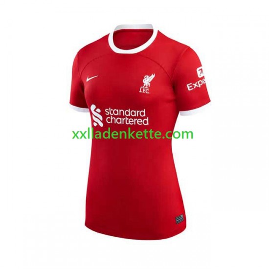 Fußballtrikot Liverpool Dame Heim 2023-2024 Kurzarm