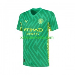 Fußballtrikot Manchester City Torwart Herren Heim 2023-2024 Kurzarm