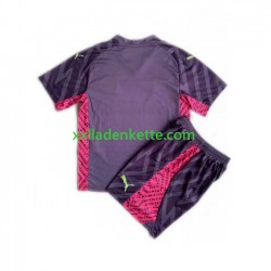 Fußballtrikot Manchester City Torwart Kinder Auswärts 2023-2024 Kurzarm