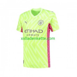 Fußballtrikot Manchester City Torwart Herren Ausweich 2023-2024 Kurzarm