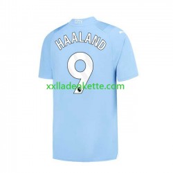 Fußballtrikot Manchester City Haaland 9 Herren Heim 2023-2024 Kurzarm
