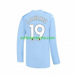 Fußballtrikot Manchester City J. ALVAREZ 19 Herren Heim 2023-2024 Langarm
