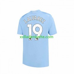 Fußballtrikot Manchester City J. ALVAREZ 19 Herren Heim 2023-2024 Kurzarm