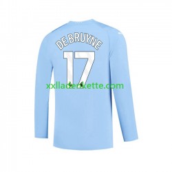 Fußballtrikot Manchester City Kevin De Bruyne 17 Herren Heim 2023-2024 Langarm