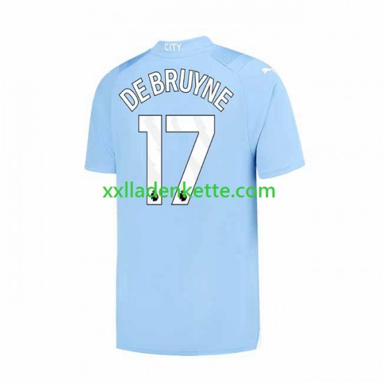 Fußballtrikot Manchester City Kevin De Bruyne 17 Herren Heim 2023-2024 Kurzarm