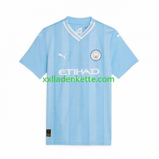 Fußballtrikot Manchester City Dame Heim 2023-2024 Kurzarm