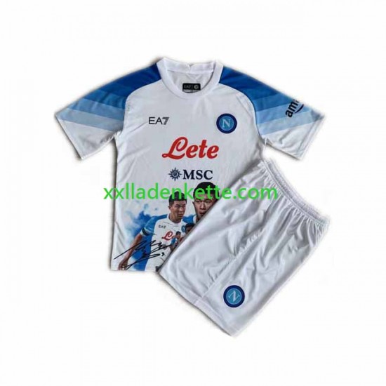 Fußballtrikot SSC Neaples Face Game Minjae 3 Kinder Heim 2022-2023 Kurzarm