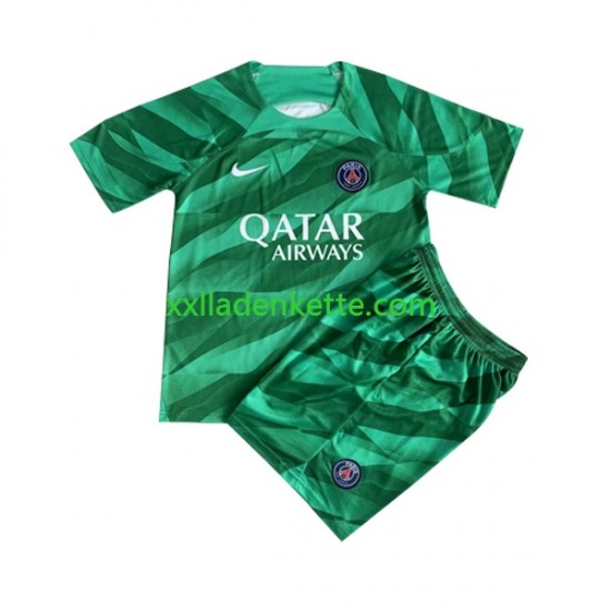 Fußballtrikot Paris Saint-Germain Torwart Kinder Heim 2023-2024 Kurzarm