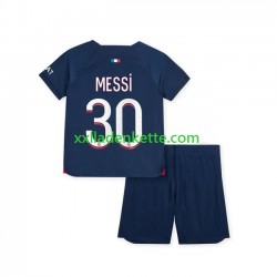 Fußballtrikot Paris Saint-Germain Lionel Messi 30 Kinder Heim 2023-2024 Kurzarm