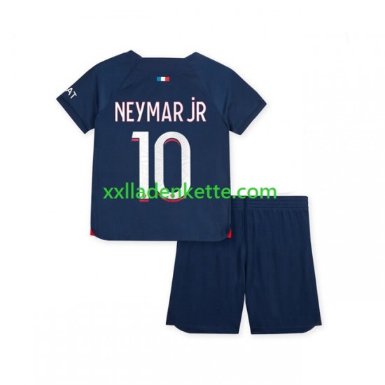 Fußballtrikot Paris Saint-Germain Neymar Jr 10 Kinder Heim 2023-2024 Kurzarm