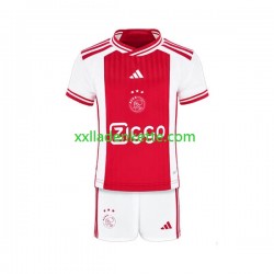 Fußballtrikot Ajax Amsterdam Kinder Heim 2023-2024 Kurzarm
