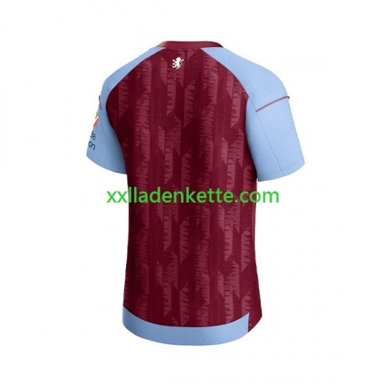 Fußballtrikot Aston Villa Herren Heim 2023-2024 Kurzarm