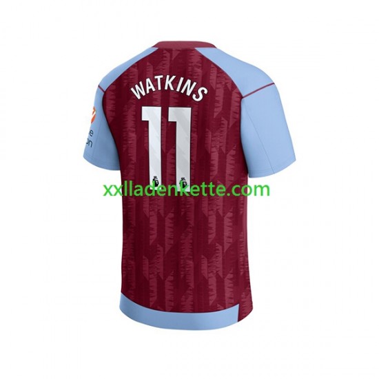 Fußballtrikot Aston Villa Ollie Watkins 11 Herren Heim 2023-2024 Kurzarm