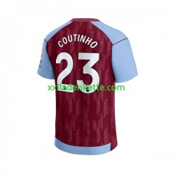 Fußballtrikot Aston Villa Philippe Coutinho 23 Herren Heim 2023-2024 Kurzarm