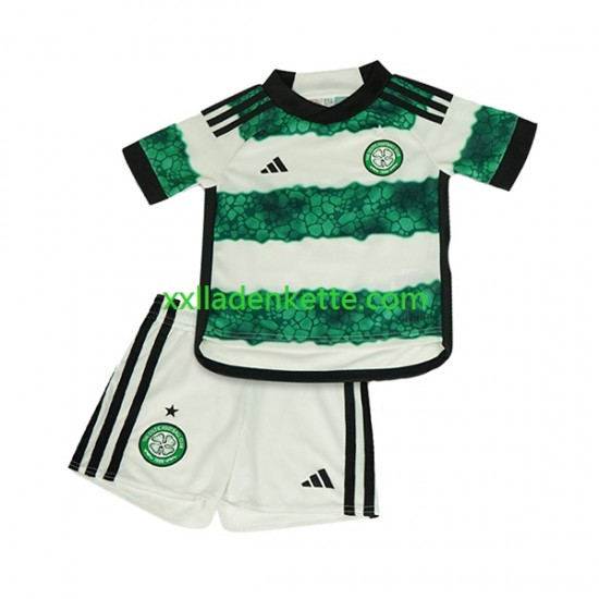 Fußballtrikot Celtic Glasgow Kinder Heim 2023-2024 Kurzarm