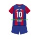 Fußballtrikot FC Barcelona Ansu Fati 10 Kinder Heim 2023-2024 Kurzarm