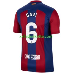 Fußballtrikot FC Barcelona Gavi 6 Herren Heim 2023-2024 Kurzarm