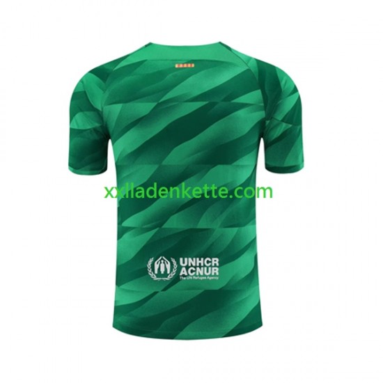 Fußballtrikot FC Barcelona Torwart Herren Heim 2023-2024 Kurzarm