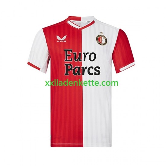 Fußballtrikot Feyenoord Rotterdam Herren Heim 2023-2024 Kurzarm
