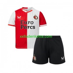 Fußballtrikot Feyenoord Rotterdam Kinder Heim 2023-2024 Kurzarm