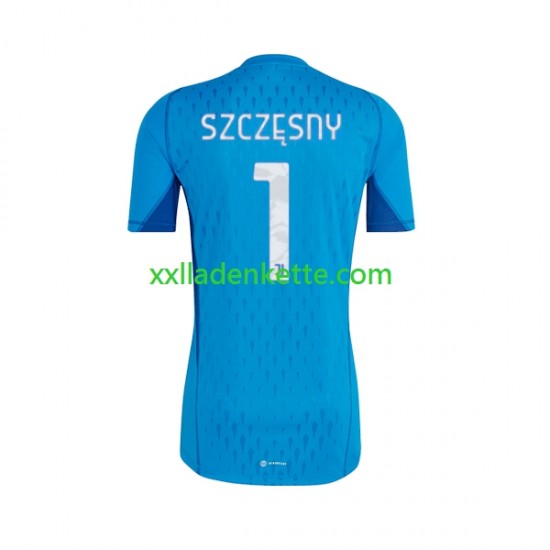 Fußballtrikot Juventus Turin Wojciech Szczesny 1 Torwart Herren Heim 2023-2024 Kurzarm