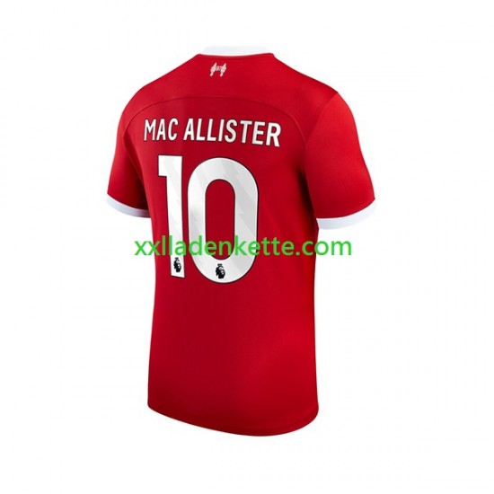 Fußballtrikot Liverpool Alexis Mac Allister 10 Herren Heim 2023-2024 Kurzarm