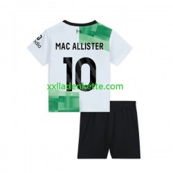 Fußballtrikot Liverpool Alexis Mac Allister 10 Kinder Auswärts 2023-2024 Kurzarm